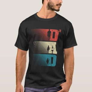 Vater Squared Vatertag Zwei Jungen Zwei Söhne Vate T-Shirt