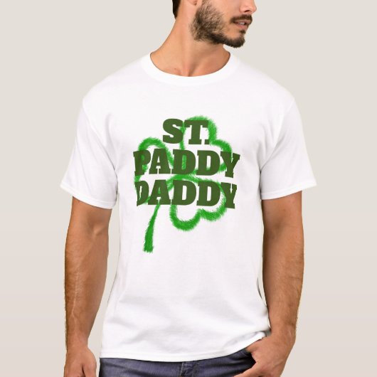 Vater St Patricks Day Saint Paddy's Daddy T-Shirt (Vorderseite)