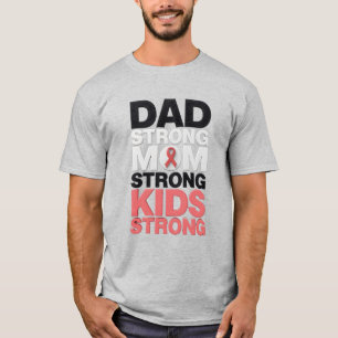 Vater Stark Krebsbewusstsein Shirt – Minimalist Su