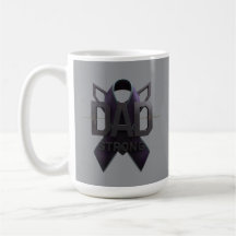 Vater Stark Krebsbewusstsein Tasse – Inspirierende