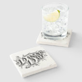 Vater Steinuntersetzer (Seitenansicht)