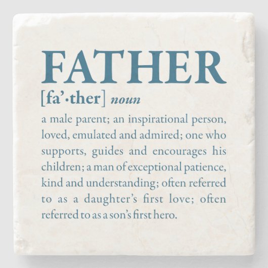 Vater Steinuntersetzer (Vorderseite)