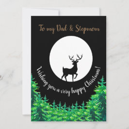 Vater + StepMom Moonlit Stag Weihnachten