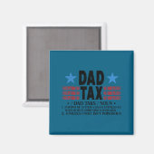 Vater Steuer Lustige Definition Vater Design Magnet (Vorderseite/Rückseite)