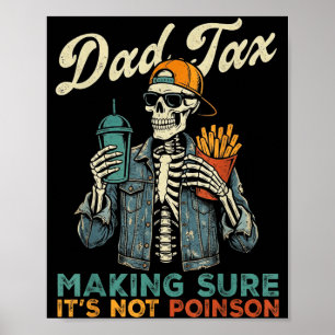 Vater-Steuer sorgt dafür, dass der lustige Vaterta Poster