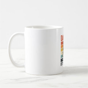 Vater Steuer Waschbär Vintage Lustiges Vater T-Shi Kaffeetasse