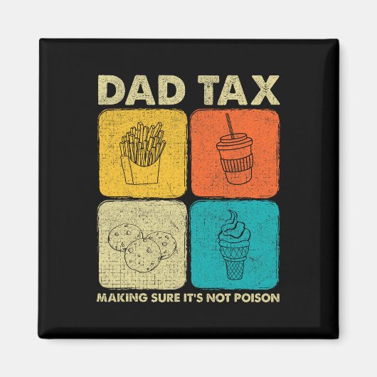 Vater Steuern Sicherstellen, dass es nicht Gift 1  Magnet (Vorne)