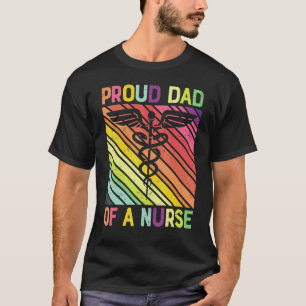 Vater Stolz Auf Einen Krankenpfleger Leben Pflege T-Shirt