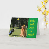 **VATER** STOLZ, IHR SOHN ZU SEIN **GEBURTSTAG** KARTE (Gelbe Blume)