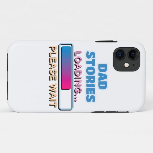 Vater-Storys Laden Bitte warten Case-Mate iPhone Hülle (Rückseite (Horizontal))