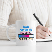 Vater-Storys Laden Bitte warten Kaffeetasse