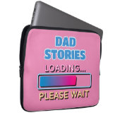 Vater-Storys Laden Bitte warten Laptopschutzhülle (Vorne Rechts)