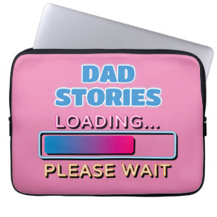 Vater-Storys Laden Bitte warten Laptopschutzhülle