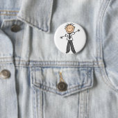 Vater-Strichmännchen-Knopf Button (Beispiel)