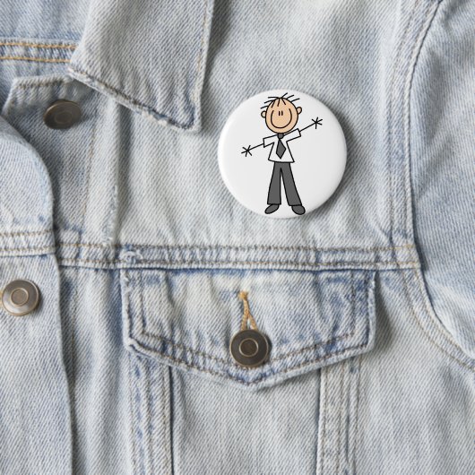 Vater-Strichmännchen-Knopf Button (Beispiel)