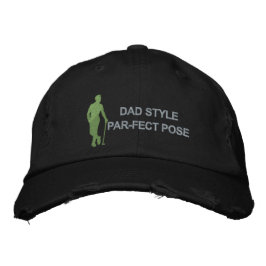 Vater Style Par-Fect Pose Moderner Golf Bestickte Baseballkappe