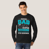 Vater Super Phantastisch Web Er T-Shirt (Vorne ganz)