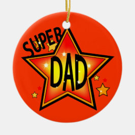 Vater Super Star Weihnachtsschmuck