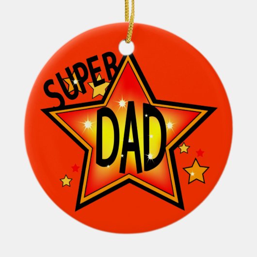 Vater Super Star Weihnachtsschmuck (Vorne)