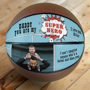 Vater Superheld Comic Sprechblase Foto Basketball