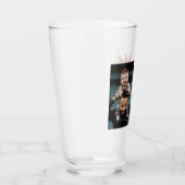 Vater Superheld Comic Sprechblasen Foto Glas (Rechts)