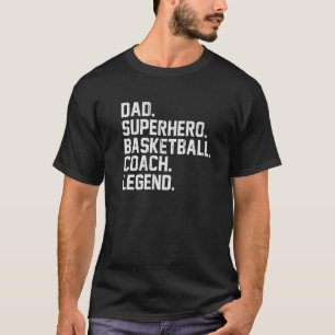 Vater Superheran Basketball Basketball Basketball  T-Shirt