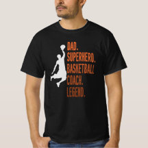 Vater Superhero Basketball Coach Legend Vatertag