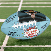 Vater Superhero Comic Speech Bubble Foto Football