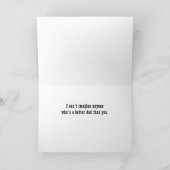 Vater Superhero Comic Speech Bubble Foto Karte (Innenseite)