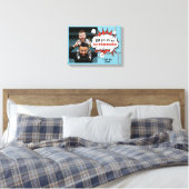 Vater Superhero Comic Speech Bubble Foto Leinwanddruck (Insitu (Schlafzimmer))