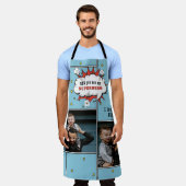 Vater Superhero Comic Sprechblase 2 Foto Schürze (Getragen)