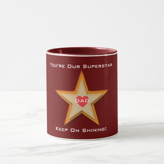 Vater Superstar Tasse (Zentrum)