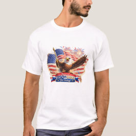 Vater T-Shirt Gesegnet Frohen 250. Geburtstag USA