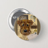 VATER-TAG AIREDALE BUTTON (Vorne & Hinten)