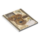 VATER-TAG AIREDALE NOTIZBLOCK (angewinkelt)