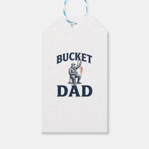 Vater-Tag-Angeln Vintage-Stich-Design_1 Geschenkanhänger