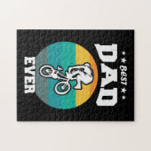 Väter Tag Bester Vater je BMX Puzzle (Horizontal)