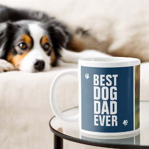 Vater-Tag Bestes Hund Papa Aller Foto Jumbo-Tasse