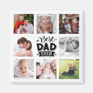 Väter Tag Foto Collage Geschenk VATER Magnet