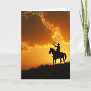 Vater-Tag-Karte Sunset Rider Karte