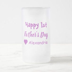 Vater-Tag Mattglas Bierglas