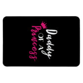 Vater-Tag Papa einer Prinzessin Magnet (Horizontal)