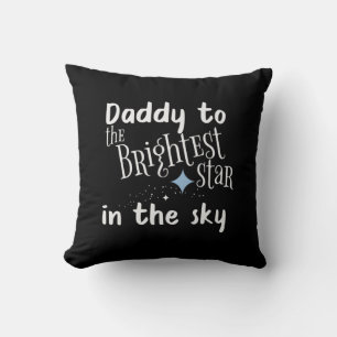 Vater-Tag Papa zum Brightesten Stern Kissen