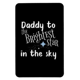 Vater-Tag Papa zum Brightesten Stern Magnet