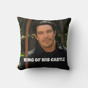 VATER TAG VATER FOTO PILLOW KÖNIG SEINER KASTLE KISSEN