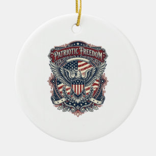 Vater-Tag-Vektorgrafik-T-Shirt mit patriotischem T Keramik Ornament