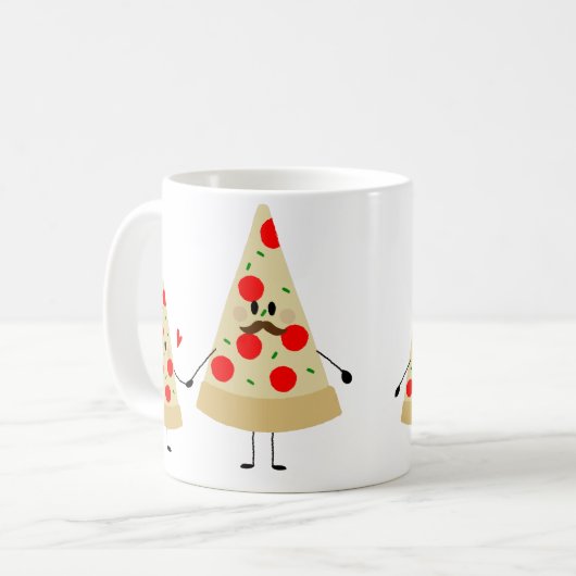 Väter-Tagespizza Kaffeetasse (Vorderseite Links)