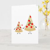 Väter-Tagespizza Karte (Gelbe Blume)