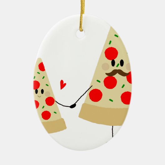 Väter-Tagespizza Keramikornament (Vorne)