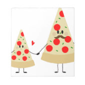 Väter-Tagespizza Notizblock (Vorderseite)